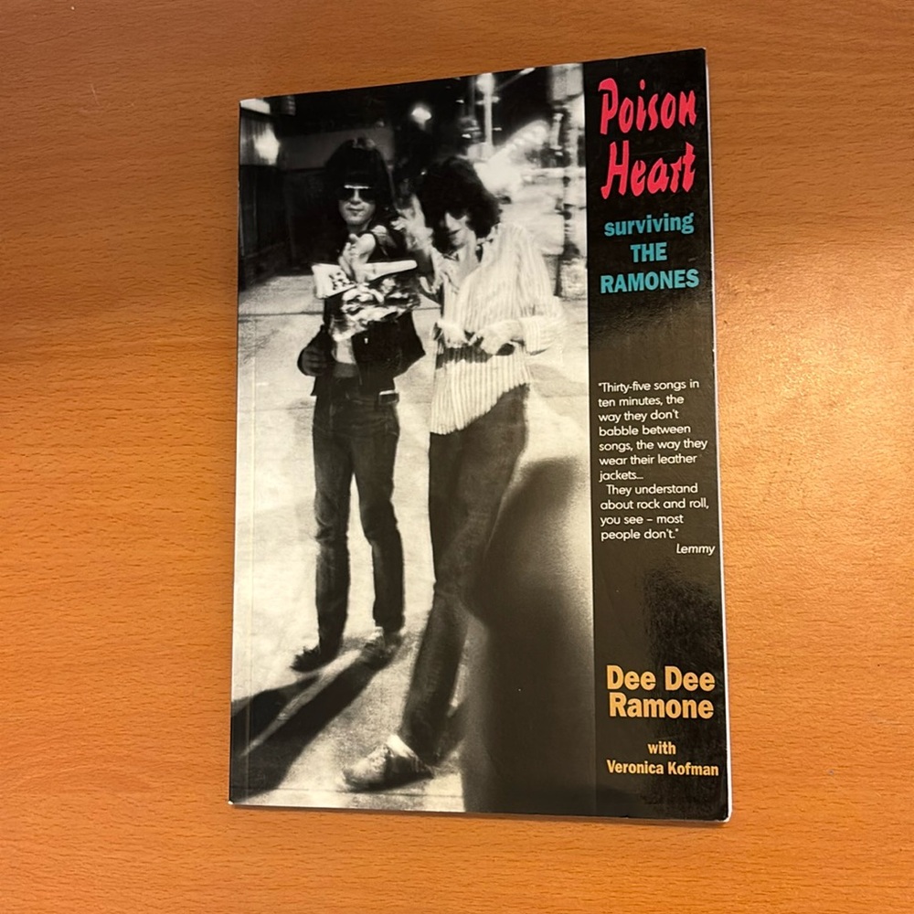 ♨️Poison Heart: Surviving the Ramones by Dee Dee Ramone♨️